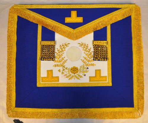 NZ Grand Officers Full Dress Embroidered Apron & Collar - Click Image to Close